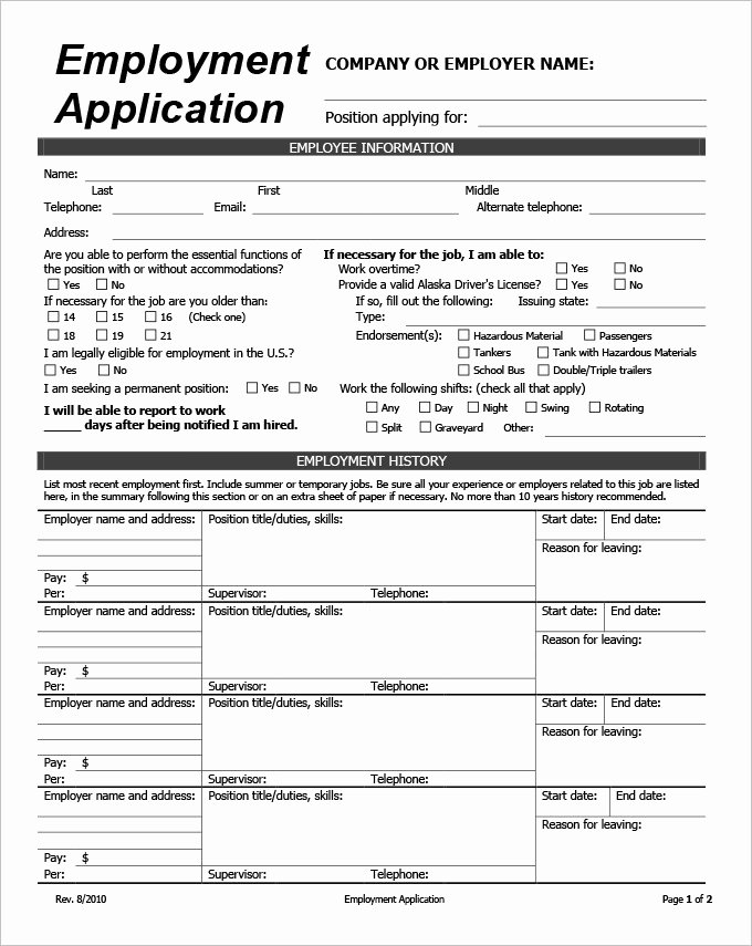 Employment Requisition form Best Of 13 Sample Hr Application forms &amp; Templates Pdf Doc