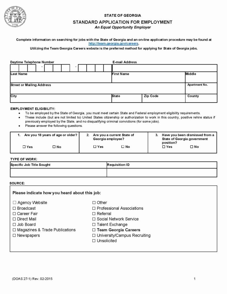 Employment Requisition form Fresh 10 Employment Application form Free Samples Examples