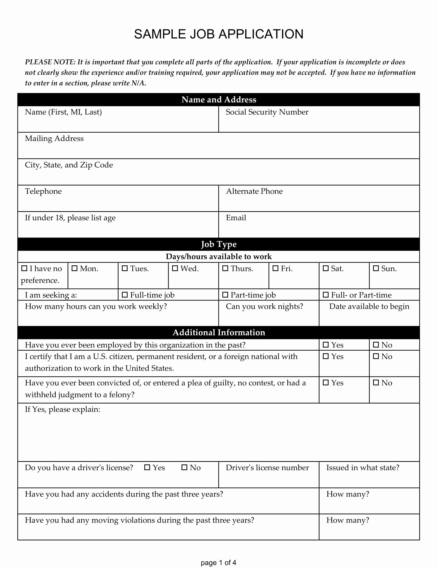 Employment Requisition form New 9 Job Application form Examples Pdf