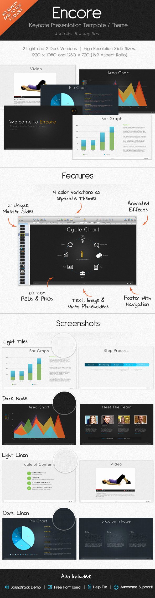 Encore Menu Template Lovely Encore Keynote Presentation Template by Two2twelve