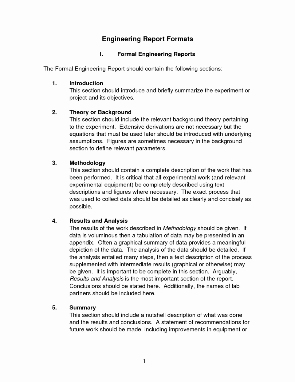 Engineering Report Example Best Of Report Labesults Example Chemistry Sample formal Current