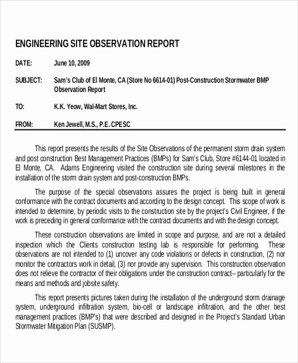 Engineering Report Example New 18 Visit Report Templates Free Word Pdf Doc Apple