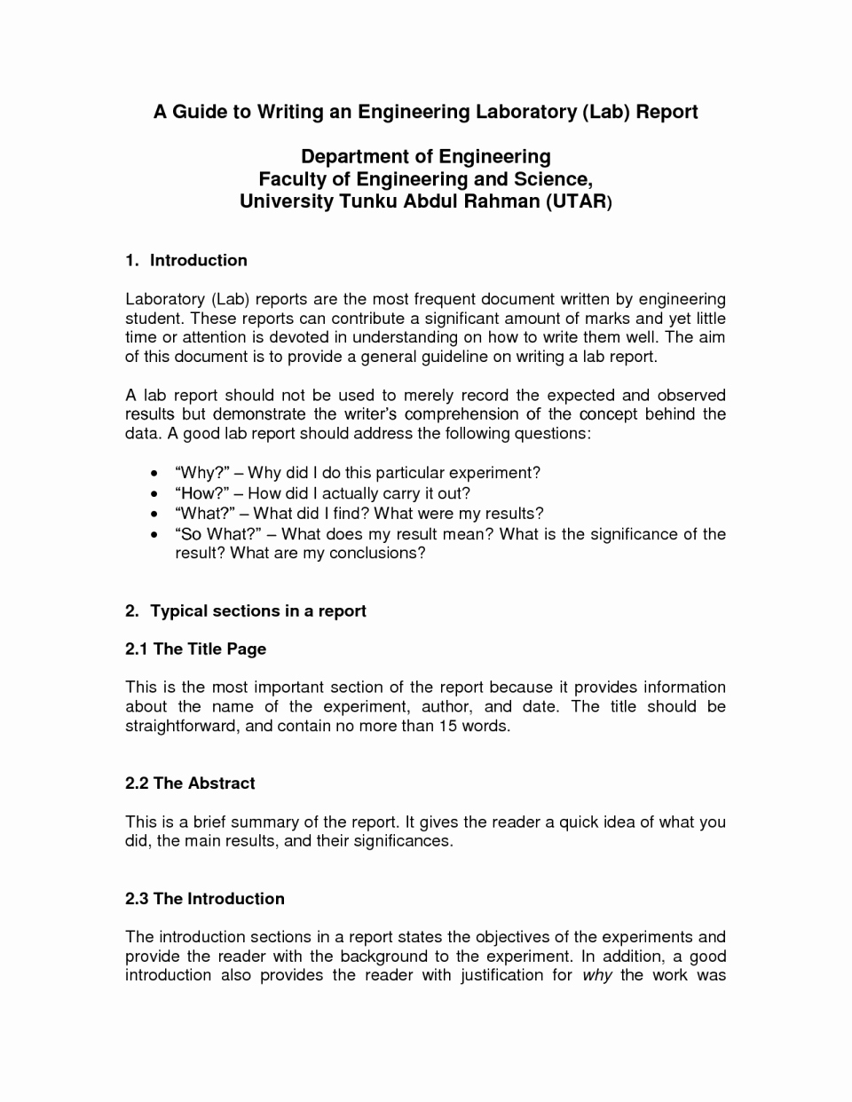 Engineering Report Example New Report Civil Engineering Project format Example Pdf