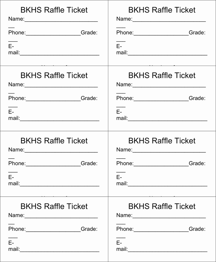 Entry form Template Word Unique Raffle Ticket Templates Word Templates Docs