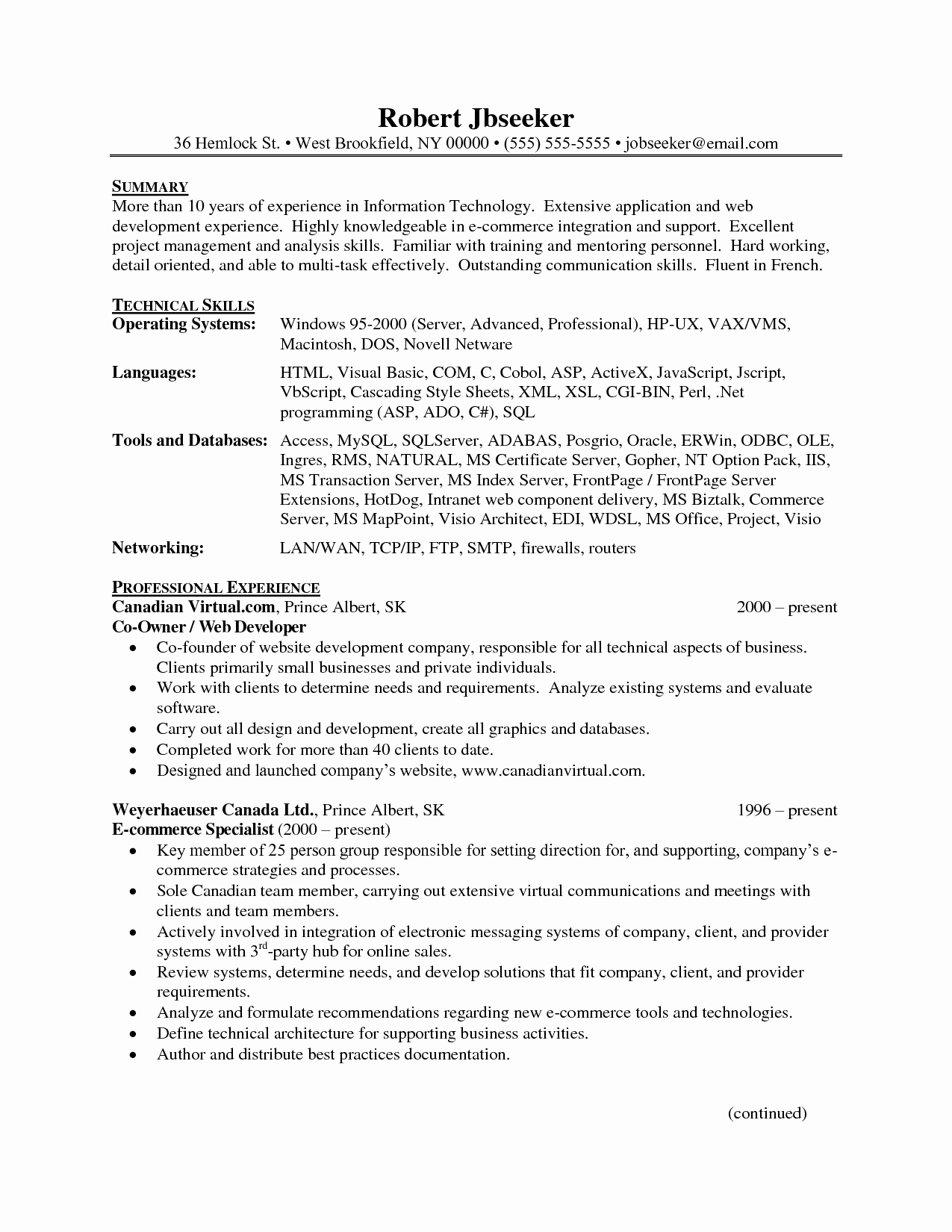 Entry Level Web Developer Resume Examples Awesome Entry Level Sql Developer Resume Sample