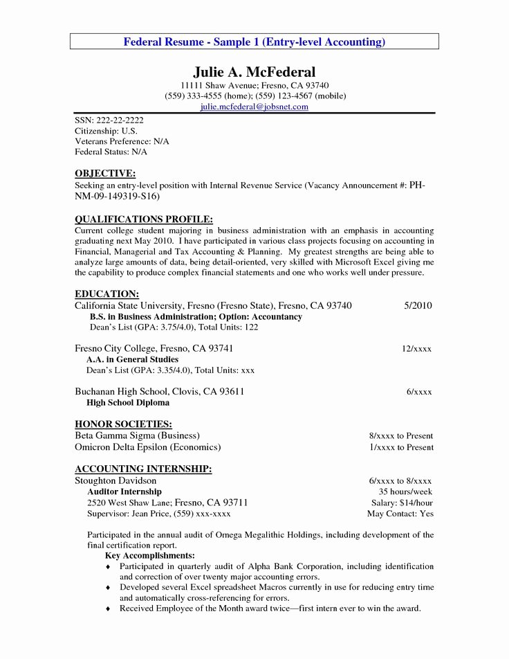 Entry Level Web Developer Resume Examples Unique Entry Level Resume Example Entry Level Accounting Resume