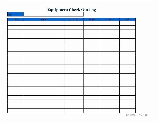 Equipment Checkout form Template Beautiful Check Out Sheet Template Invitation Template