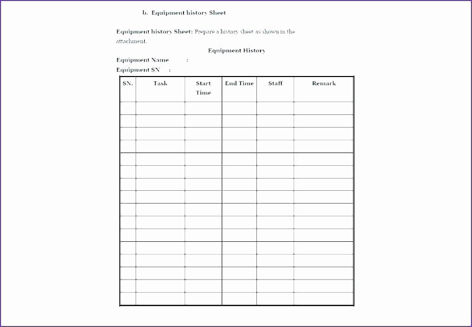 Equipment Checkout form Template New Employee Equipment Check Out form