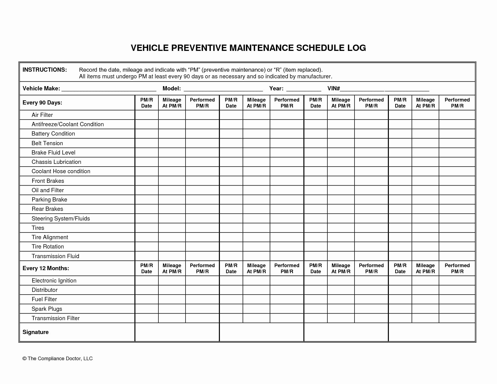 Equipment Maintenance Log Template Excel Fresh Heavy Equipment Maintenance Spreadsheet Spreadsheet