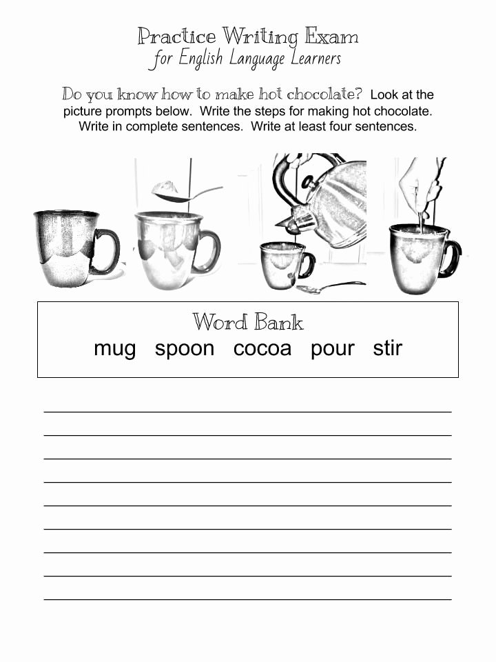 Esl Writing Prompts with Pictures Inspirational Hot Chocolate Picture Prompt Esl Middle School