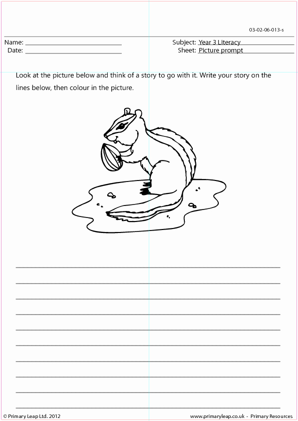 Esl Writing Prompts with Pictures New Chipmunk Snack Story Picture