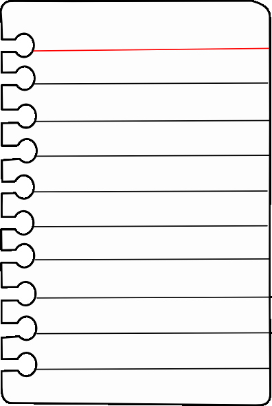 Essay Writing Clip Art New Writing Paper Clipart Black and White