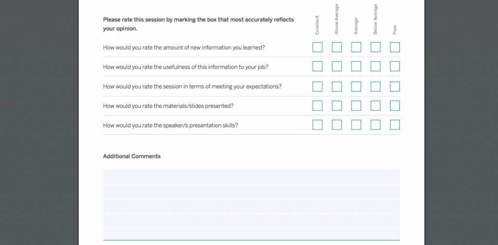 Event Feedback form Template Fresh A Plete Guide to event Feedback forms &amp; Evaluations