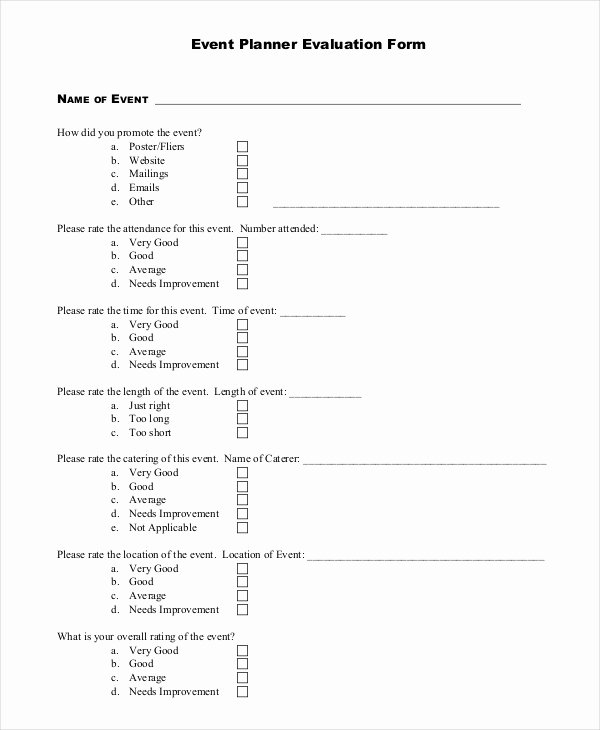 Event Feedback form Template Lovely Sample event Evaluation forms 13 Free Documents In Pdf Doc