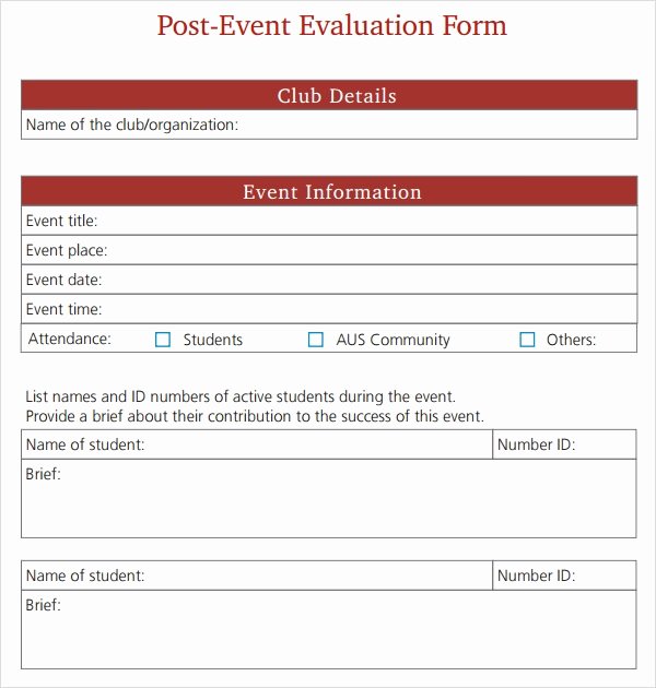 Event Feedback form Template Luxury event Evaluation Sample 9 Documents In Pdf Word Excel