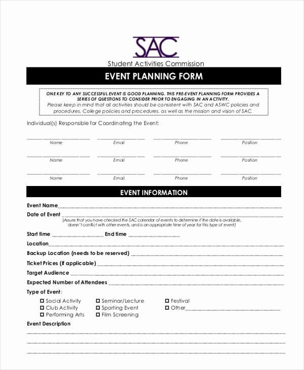 Event Planning Contract Template Free Elegant 7 event Contract form Samples Free Sample Example