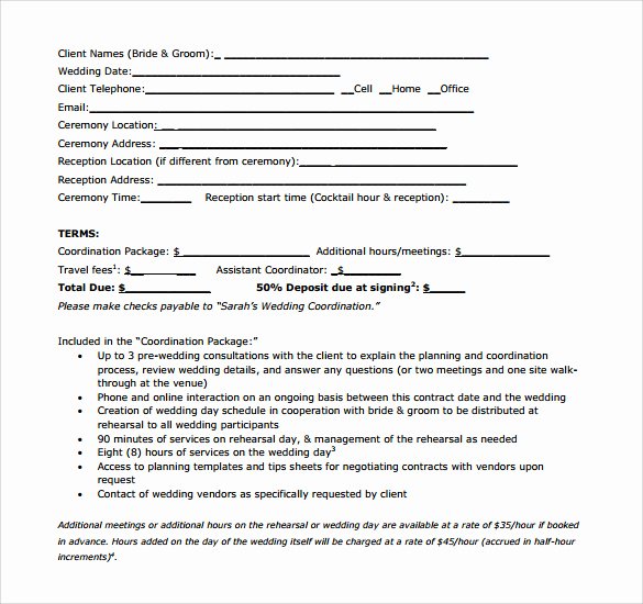 Event Vendor Contract Template Fresh 14 Vendor Contract Templates – Samples Examples &amp; format