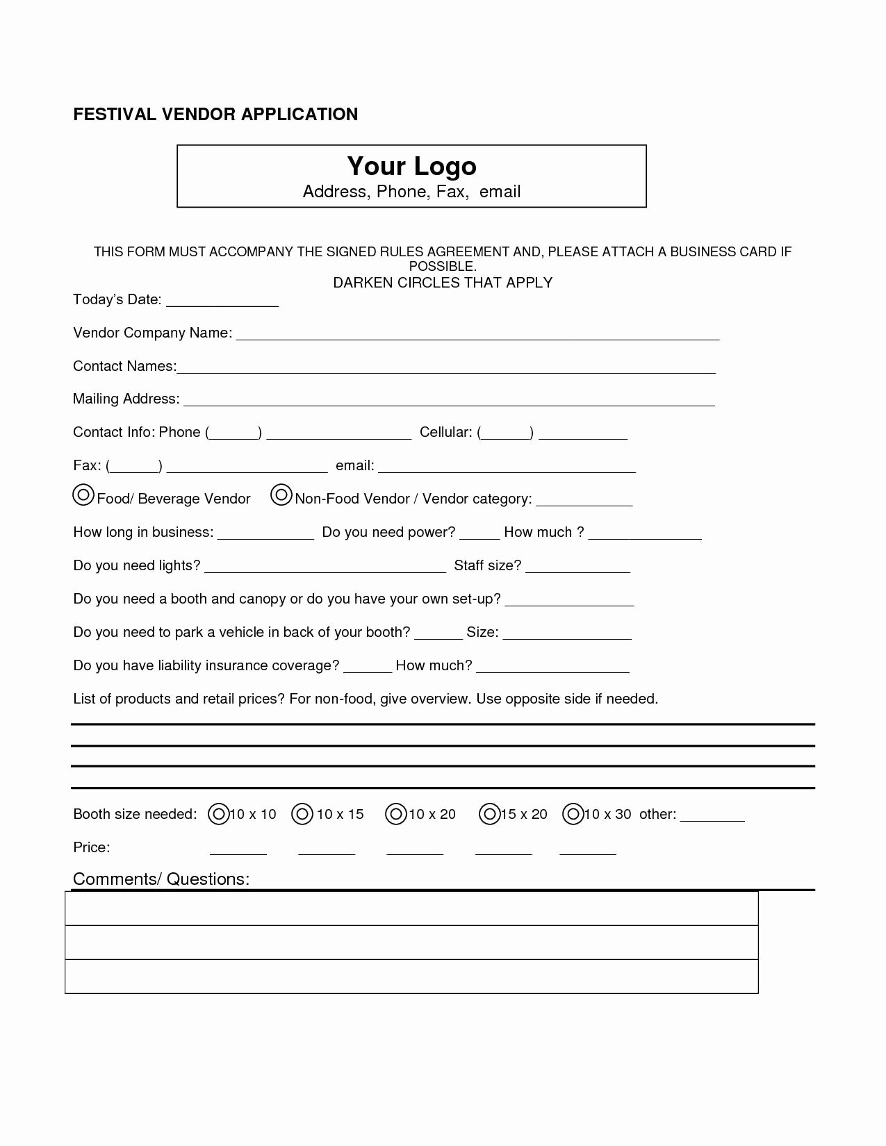 Event Vendor Contract Template Lovely Sample Vendor Contract Agreement Contracts Simple form