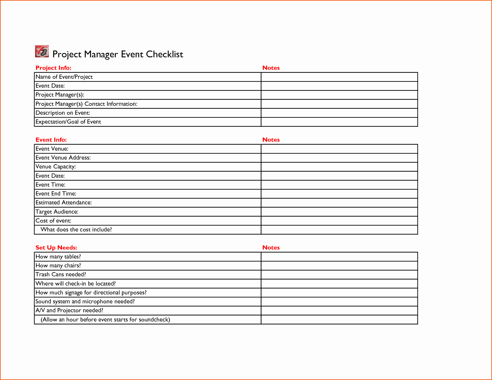 Event Venue Checklist Template Elegant 7 event Checklist Template Bookletemplate