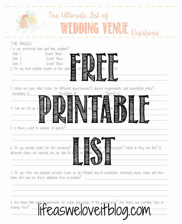 Event Venue Checklist Template Inspirational 166 Best Images About Wedding On Pinterest