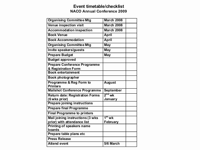 Event Venue Checklist Template Unique event Management