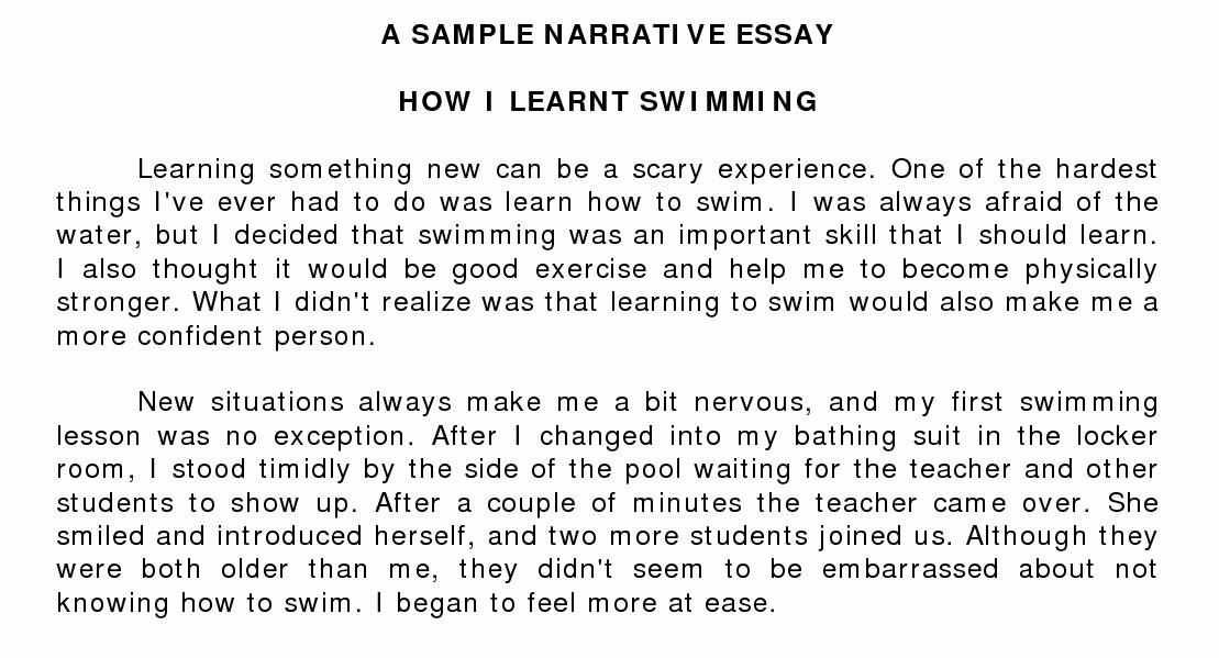 Example Illustration Essay On Parents Beautiful Narrative Essay Writing the Oscillation Band