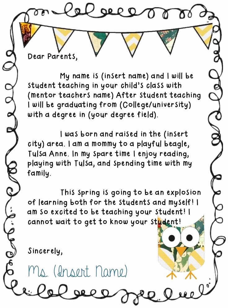 Example Illustration Essay On Parents Inspirational 25 Best Ideas About Teacher Introduction Letter On