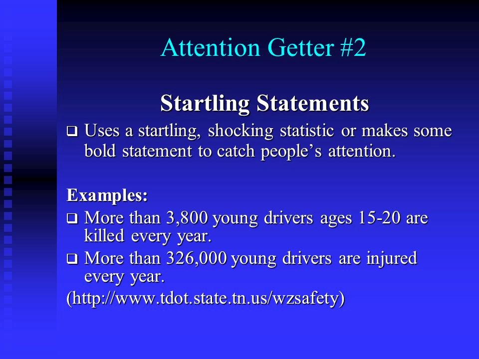 Example Of attention Getter Fresh Introduction attention Getters – Part 1 Body Conclusion