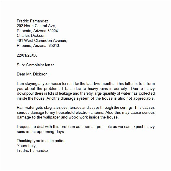 Example Of Grievance Letter New 14 Sample Grievance Letters Pdf Word