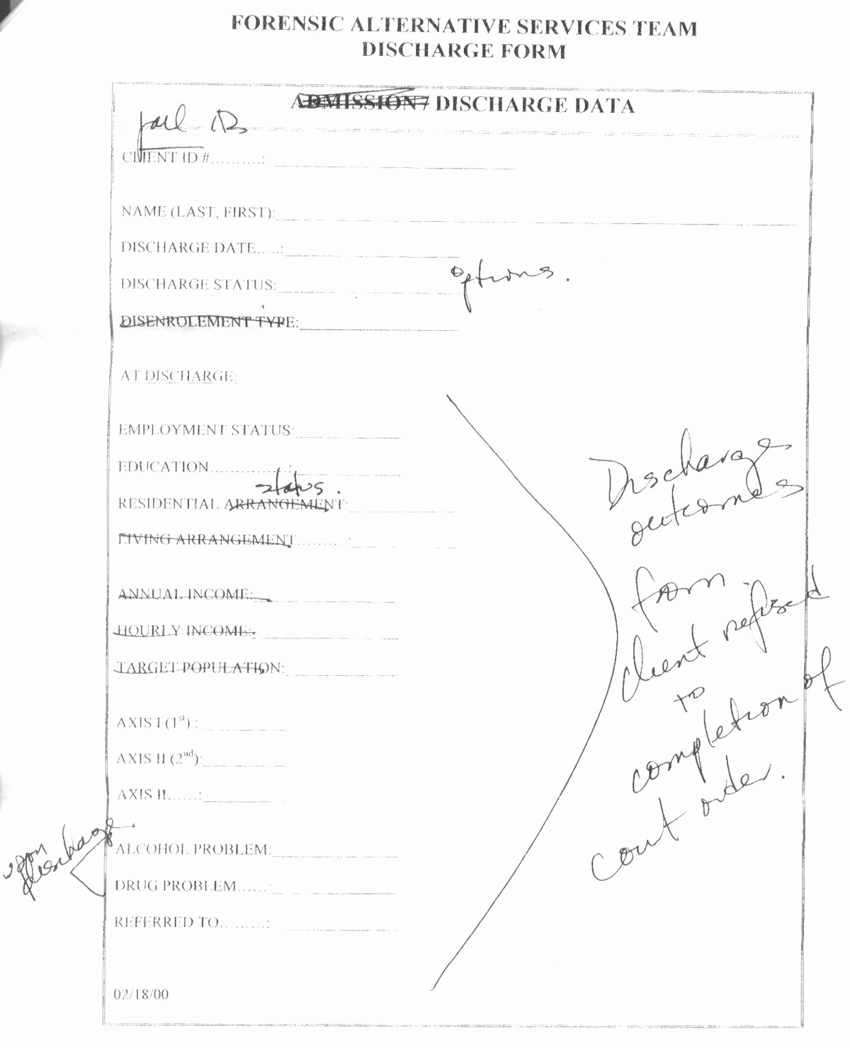 Example Of Hospital Discharge Papers Awesome Specifying System Requirements In the Course Hsci 709