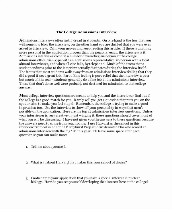 Example Of Interview Essay Paper Best Of 8 Interview Essay Examples