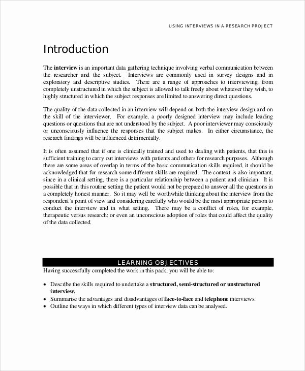 Example Of Interview Essay Paper New 8 Interview Essay Examples