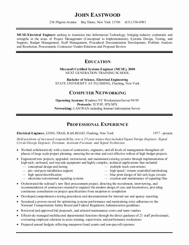 Examples Of Excellent Resumes Elegant Excellent Resume Example