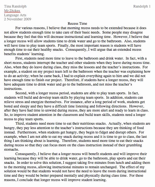 Examples Of Good Essays Beautiful 7th Grade 5 Paragraph Essay Sample Uncategorized