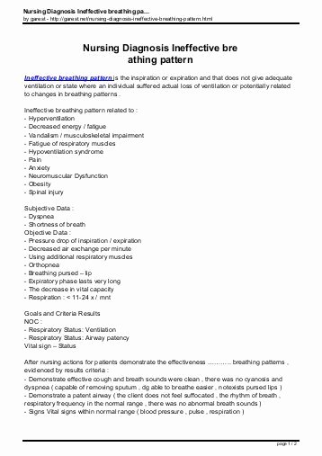 Examples Of Nursing Care Plans for Constipation Elegant Nursing Diagnosis for Pain