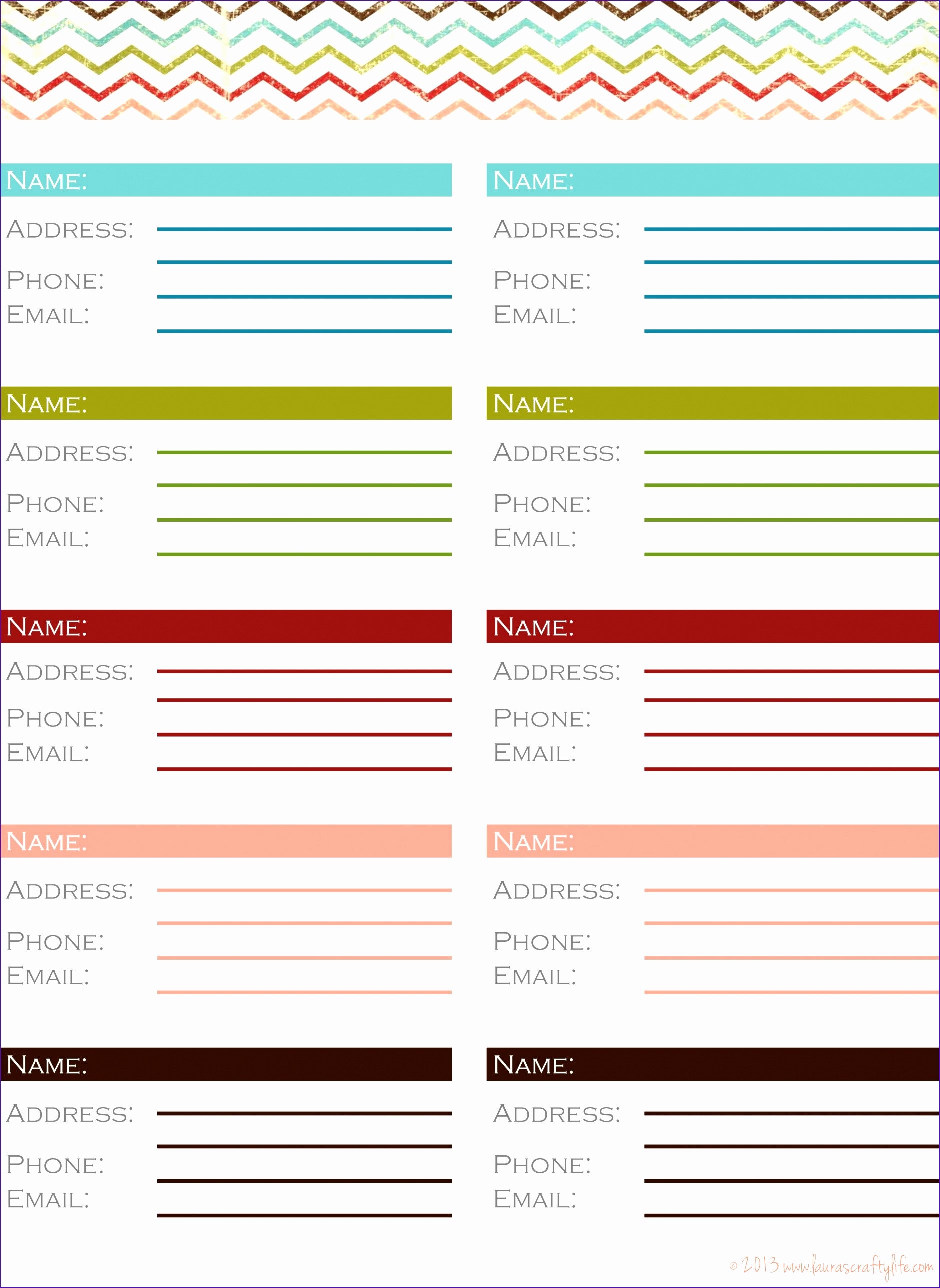 Excel Address Book Template Fresh 10 Phone Book Excel Template Exceltemplates Exceltemplates