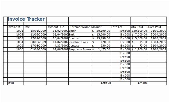 Excel Bill Tracker Elegant Excel Invoice Template 2013
