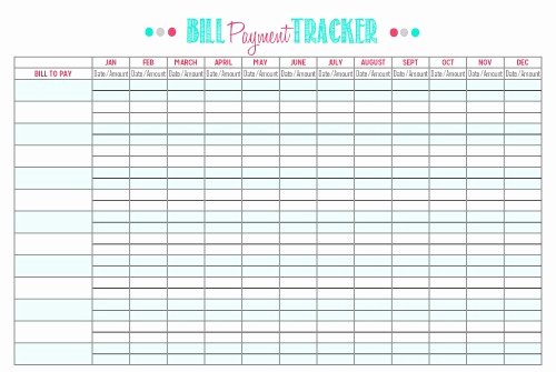 Excel Bill Tracker Lovely How to organize Bills Clean and Scentsible