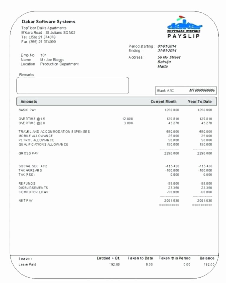 Excel Payroll Template 2019 Lovely Payslip Template Australia