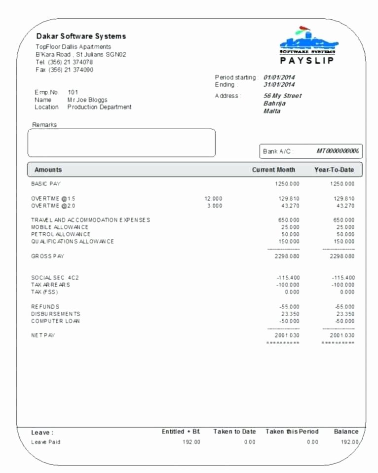 Excel Payroll Template 2019 Lovely Payslip Template Australia