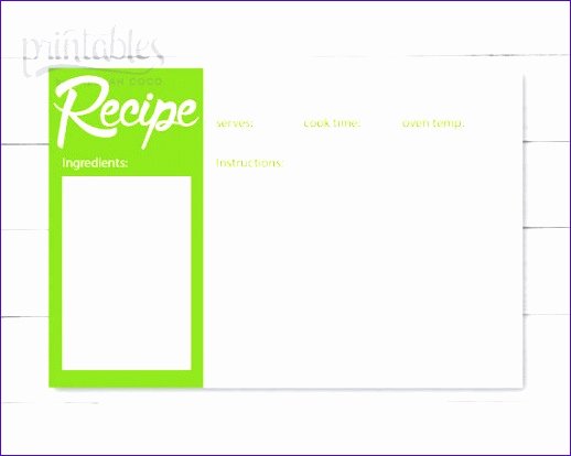 Excel Recipe Template Luxury Excel Recipe Card Template S3dpf Beautiful Restaurant