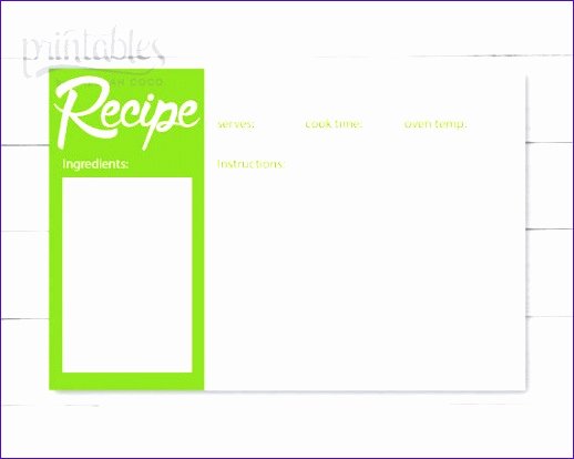 Excel Recipe Template Luxury Excel Recipe Card Template S3dpf Beautiful Restaurant