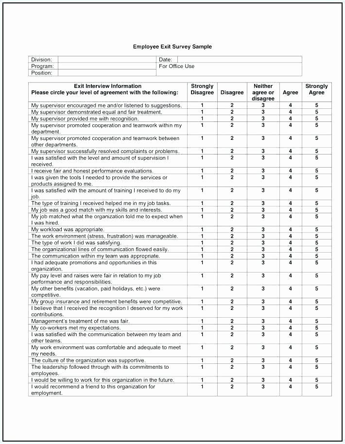 Excel Survey Results Template Luxury 10 11 Interview Guide Template