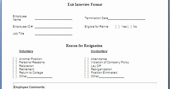 Exit Interview Questions and Answers Pdf Awesome Every Bit Of Life Job Exit Interview form