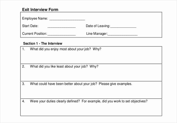 Exit Interview Questions and Answers Pdf Unique the Plete Guide to Job Resignation