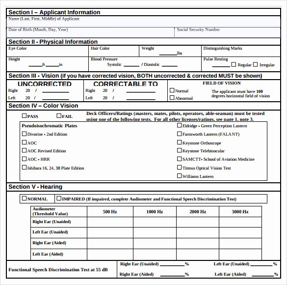 Eye Exam forms Template Luxury Basic Physical Exam forms Bing Images