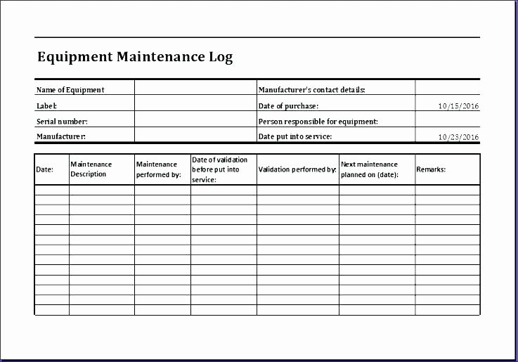 Facility Maintenance Checklist Template New Facility Maintenance Checklist Template – Ddmoon