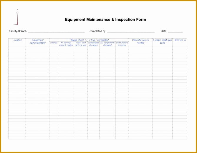 Facility Maintenance Checklist Template Unique 7 Facility Maintenance Checklist Template