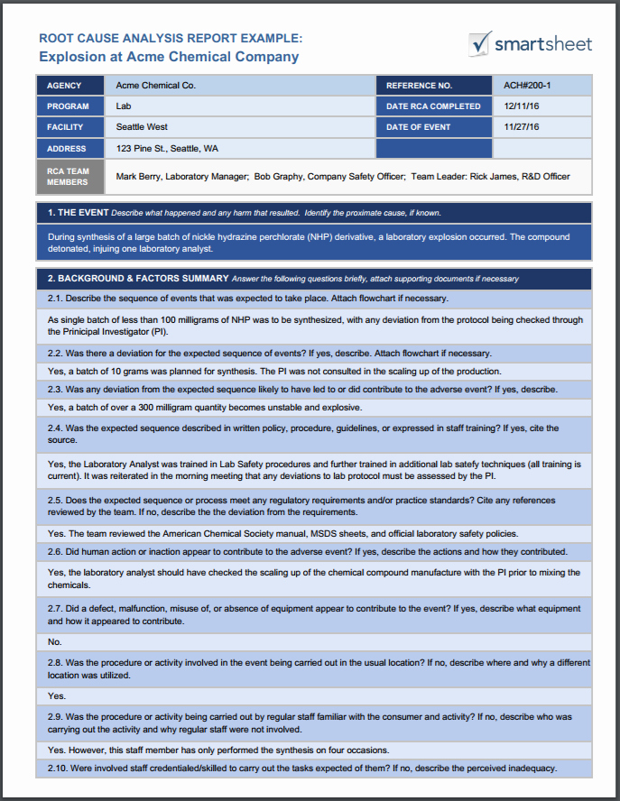 Failed Background Check Letter Best Of Root Cause Analysis Template Collection