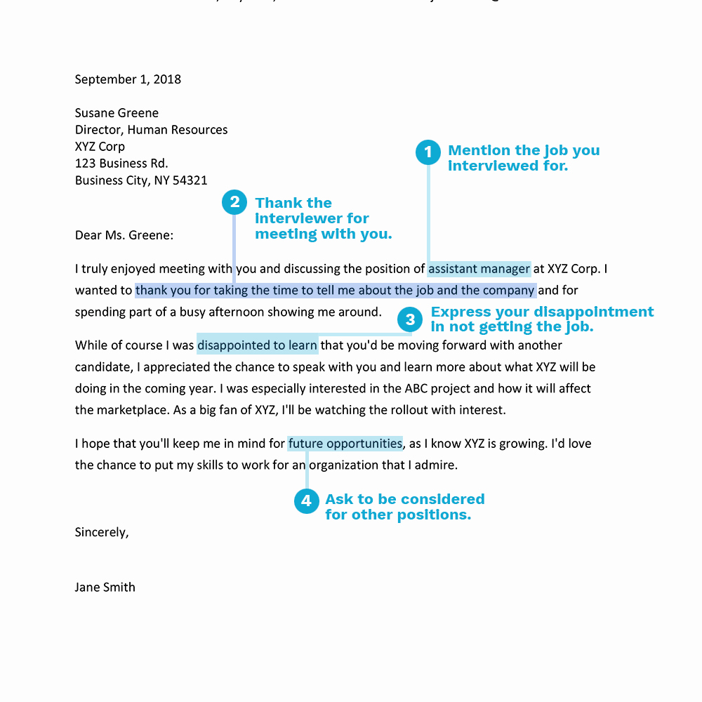Failed Background Check Letter Template Best Of Writing A Thank You Letter after You Didn T Get the Job